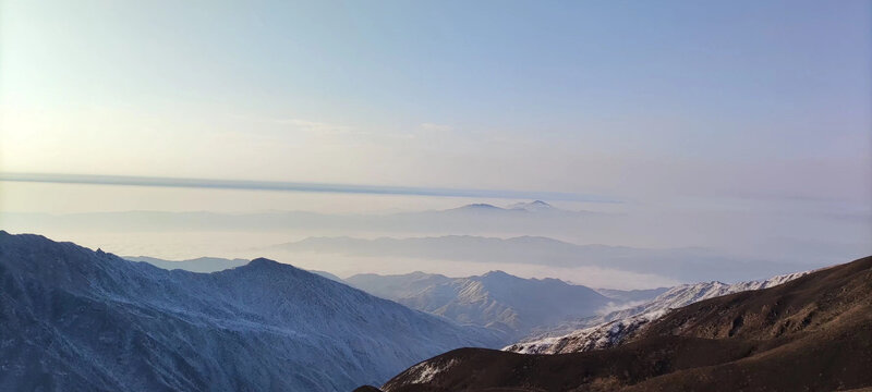 武功山雪景