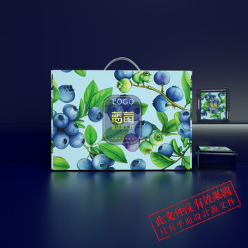 蓝莓水果包装设计