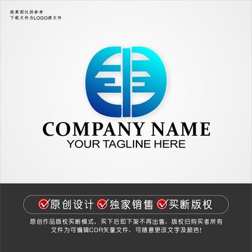 EJ标志EJ字母logo