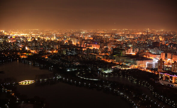北京都市夜景