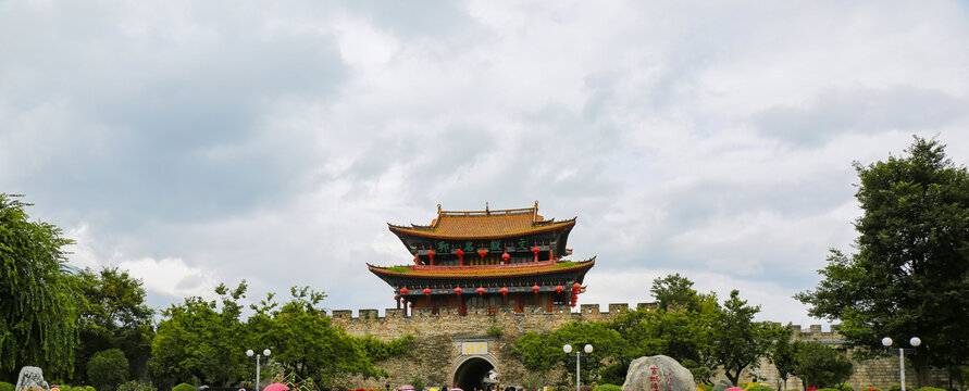 丽江古城全景