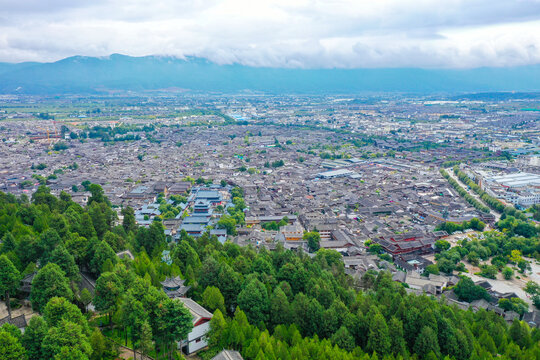 丽江古城全景