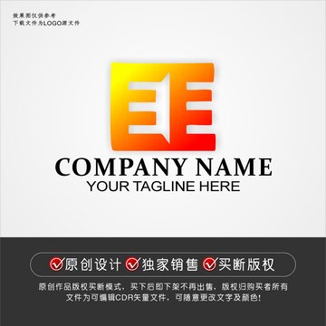 ER标志ER字母logo