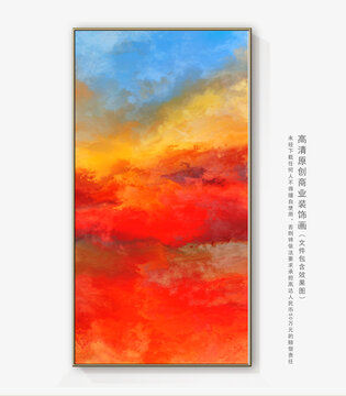 抽象油画