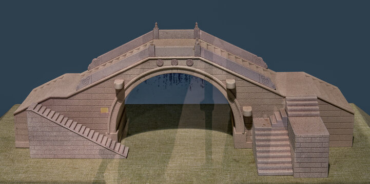 明代拱桥模型