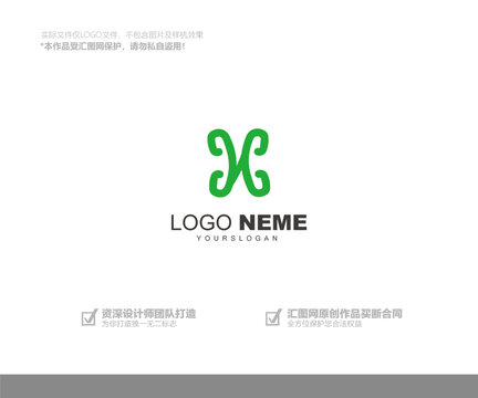 logo设计绿色农业logo