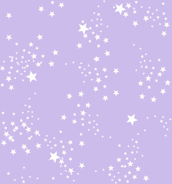 浅紫底五角星