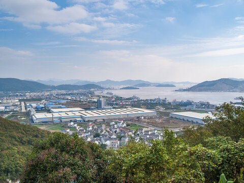 舟山港全景