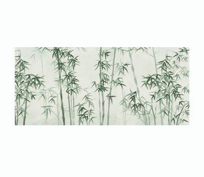 竹林壁画