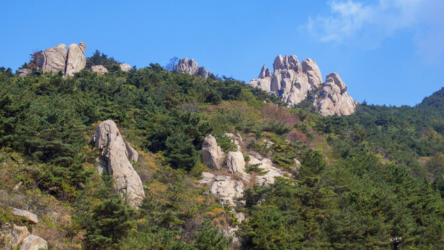 青岛崂山长涧峡谷风光