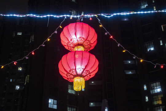 中式传统古典红灯笼
