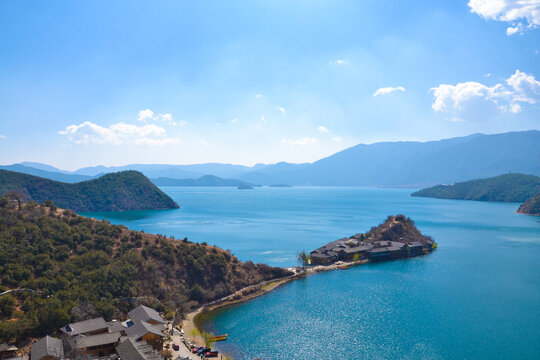 泸沽湖里格岛