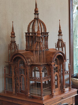 欧式建筑鸟笼子