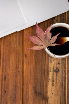 枫叶咖啡秋天素材