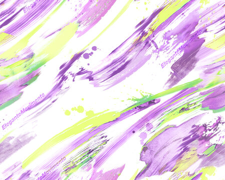 米底紫色涂鸦