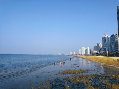 北海市金滩海边景观