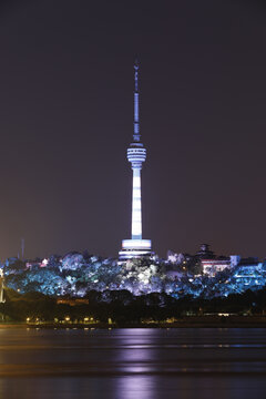 武汉龟山电视塔夜景