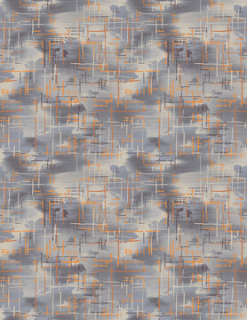现代艺术地毯满铺七色