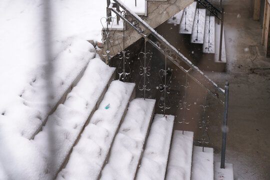 雪楼梯