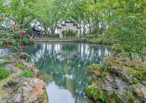 浙江宁波天一阁的风景