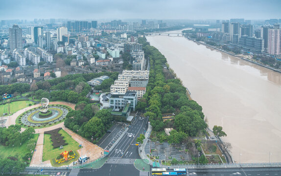 浙江宁波城市风景