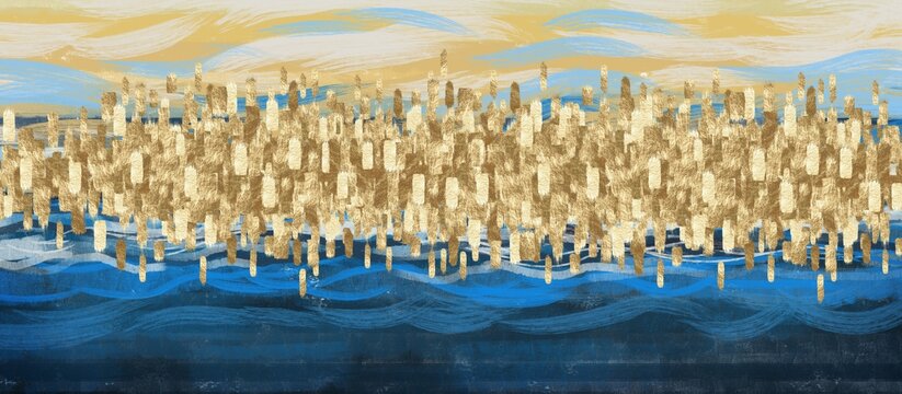 抽象油画