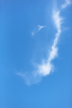 蓝天白云干净的天空