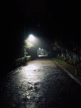 雨夜的路