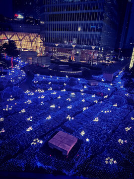 上海蓝色花坛