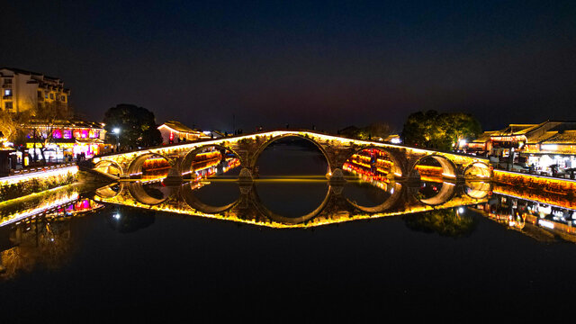 塘栖古镇夜景