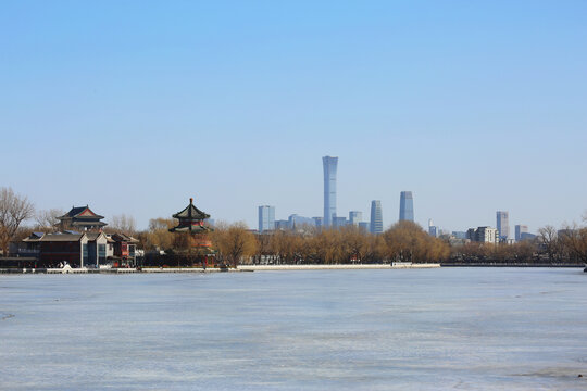 什刹海美丽景色