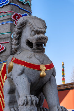 中国古典建筑石狮子