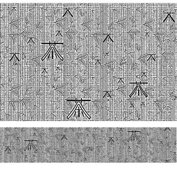 茶文化包装纹理镂空素材