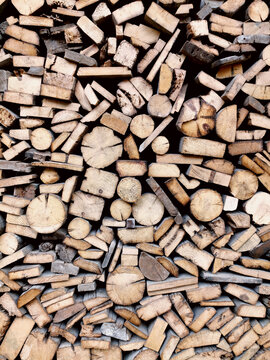 木头堆叠素材