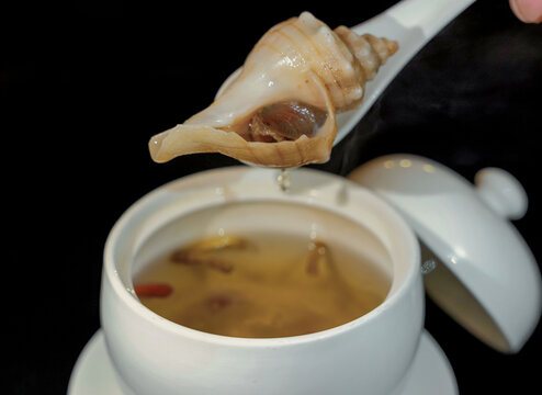 石斛海螺汤
