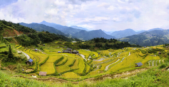 黔东南旅游加榜梯田