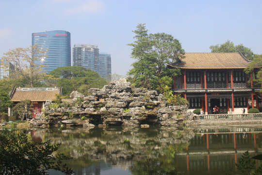 广东顺德顺峰山公园粤剧大观园