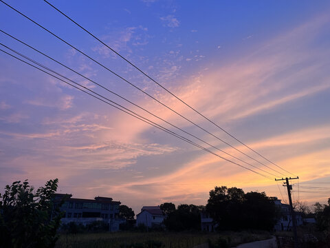 彩色天空