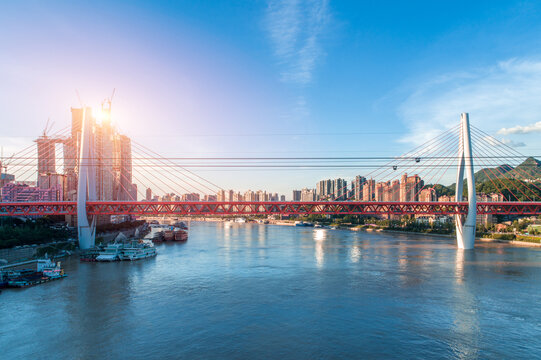 航拍重庆城市风光