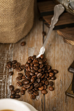 咖啡豆手磨咖啡创作