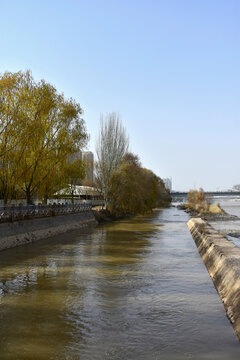 黄河冬日