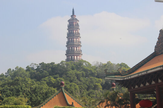 广东顺德顺峰山公园青云塔