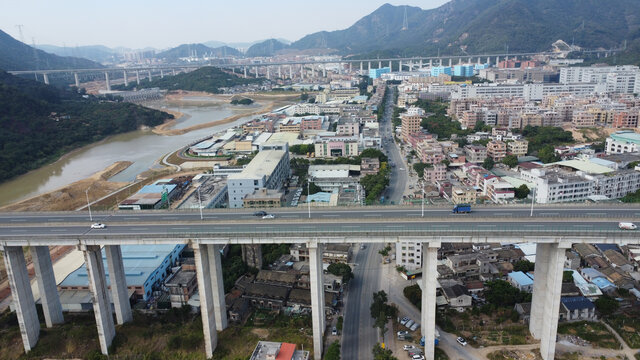 广东惠塘高速清溪支线航拍