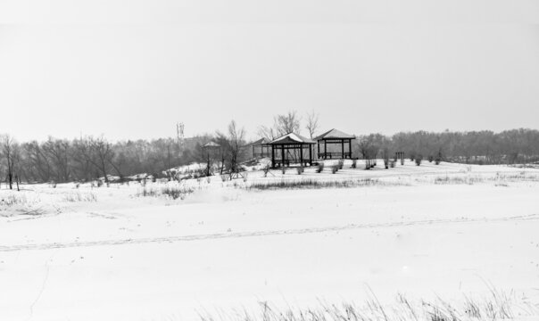 意境雪景