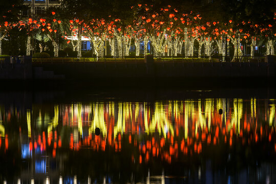 厦门海沧湖夜景