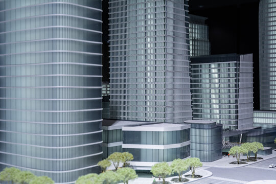 摩天大楼建筑模型