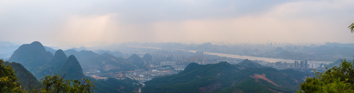 2亿像素古亭山山顶风景