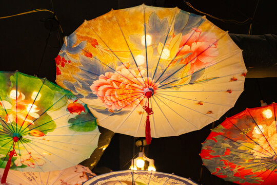 古风中国风挂伞