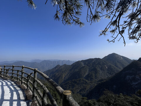 三清山风景山峰