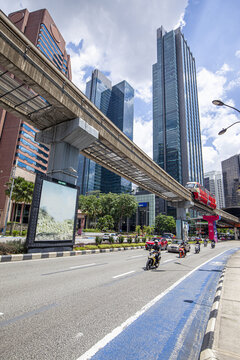 马来西亚吉隆坡街道风光